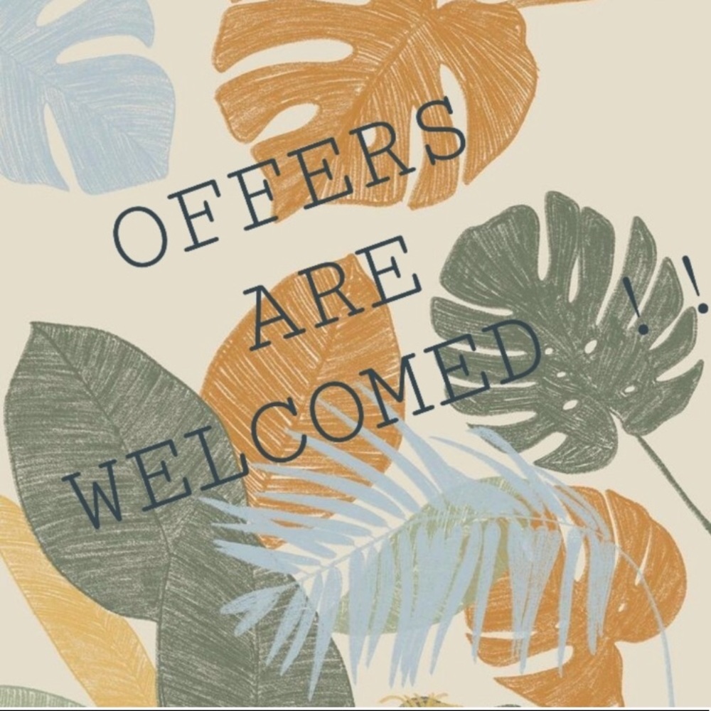 All reasonable offers accepted!